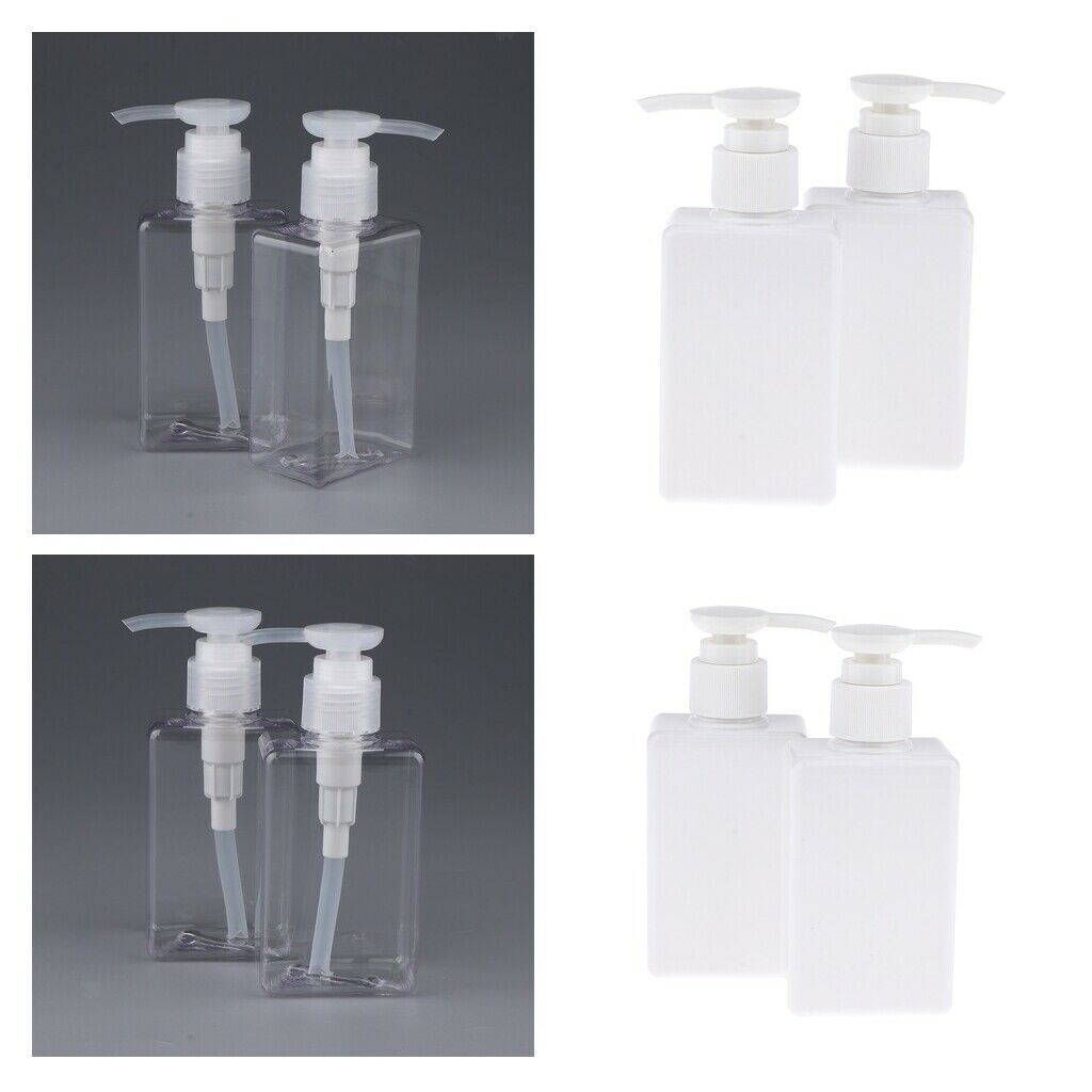 8 Pieces 150ml PET Empty Pump Bottles Dispenser for Essence Foam Emulsion