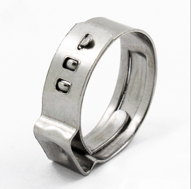 29.6mm/1.154" 50pcs Ring Crimp Pinch Fitting Tubingng  Stainless Steel Clamp Cin