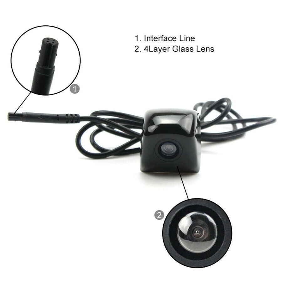 Backup Camera With Dynamic Intelligent Trajectory Moving Guide Line Rear View