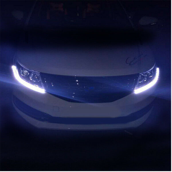 2PCS 12V Dual Tearful Eyes LED Light Turn Signals Daytime Running Lights Pretty