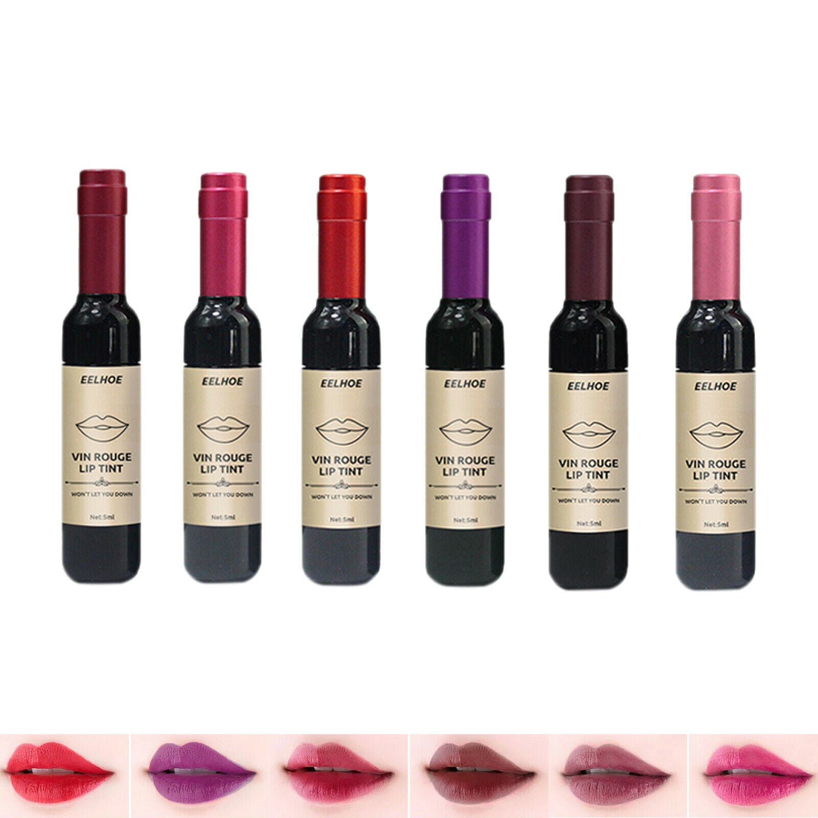 Wine Liquid Lipstick Liquid Lipstick Make Up Gloss Baby Pink Lip For Women