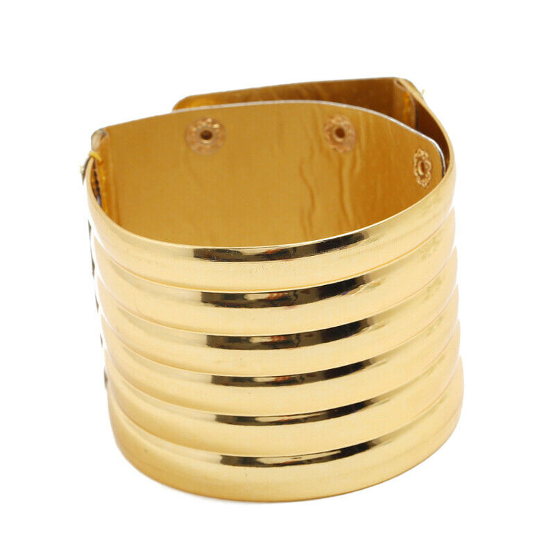African Gothic Wide Bracelet Sexy Leather Charm Bangle Wristband Jewelry
