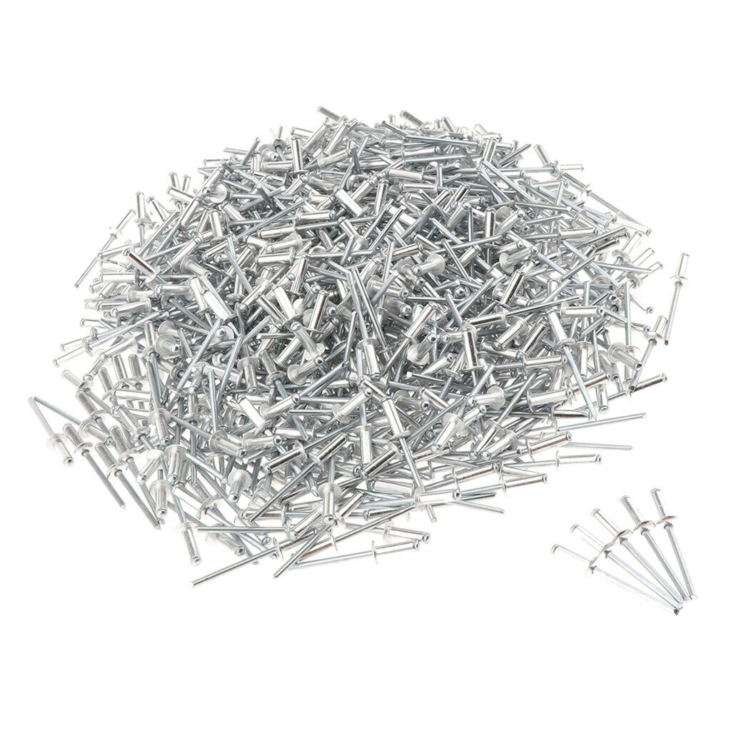 500 PACK DOME HEAD   RIVETS OPEN BLIND STAINLESS STEEL 4mm 4.0x16mm