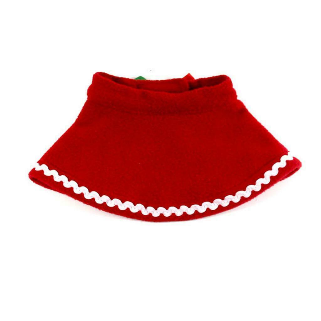 Christmas Pet Dog Costume Party Cloak With Hat For Small Pet Dog Puppy  L