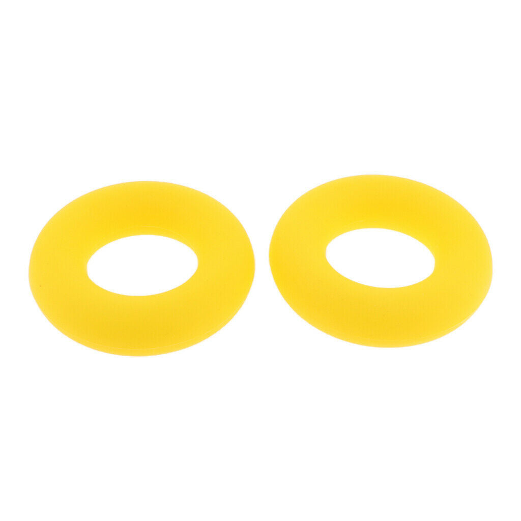 2 Pieces Finger Gripper Strengthener Hand Grip Exerciser Ring yellow