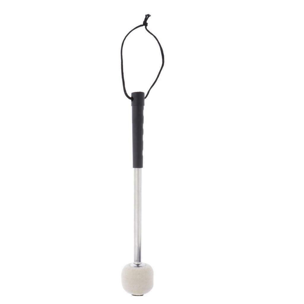 Marching Tenor Drum Mallets with Strap Wool Felt Head Drum Stick Drumstick S