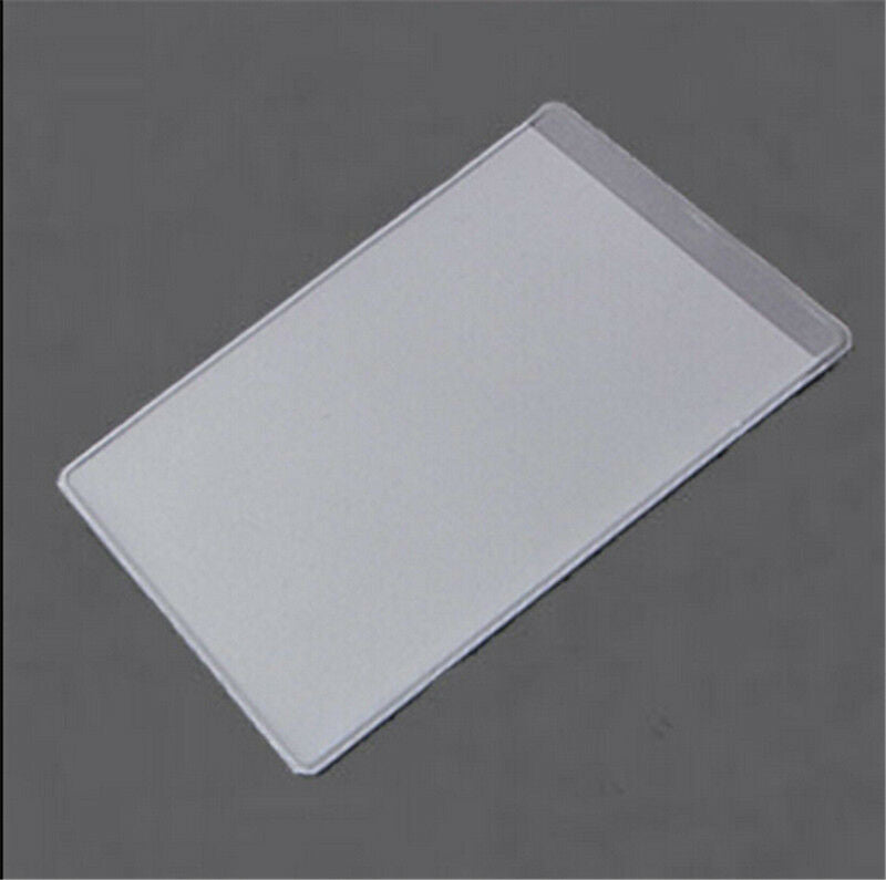 Reliable 10X Soft Plastic Clear Credit Card Protector Dustproof Waterpr.l8