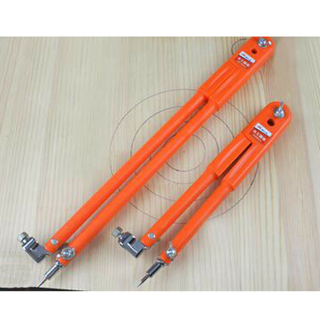 Precision Plastic Scribing Compass Caliper with Pencil Holder Map Plotting