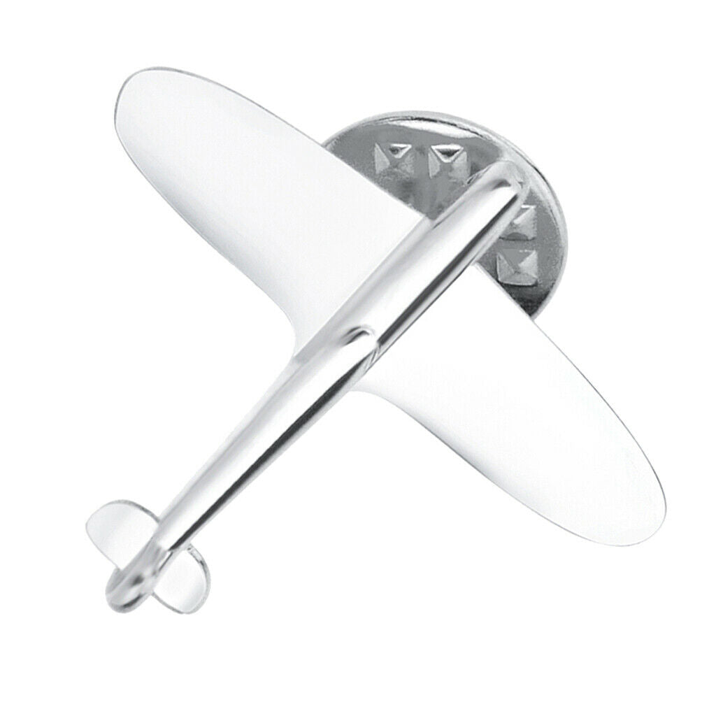 Funny Plane Shape Men Lapel Pin Brooch Badge Buckle Engagement Jewelry