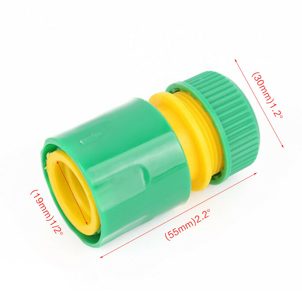 10Pcs 1/2 in Water Quick Connector For Hose Garden Tap Hose Pipe Connect Adapter