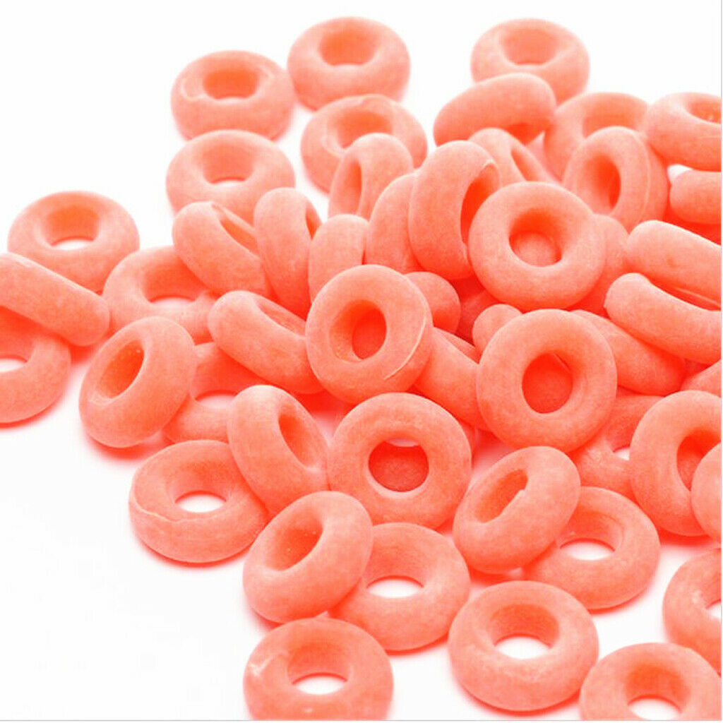 100pcs Castrating Bands Elastrator Rings Donuts Calves Goats Sheep Lamb