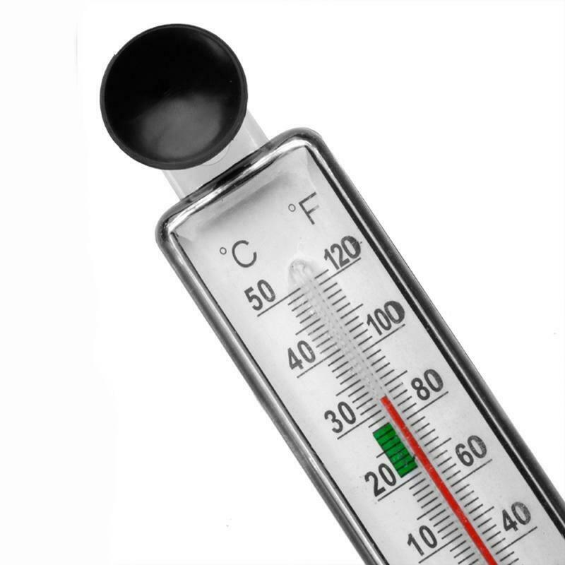 Aquarium Fish Tank Thermometer Glass Meter Water Temperature Gauge Suction Cup