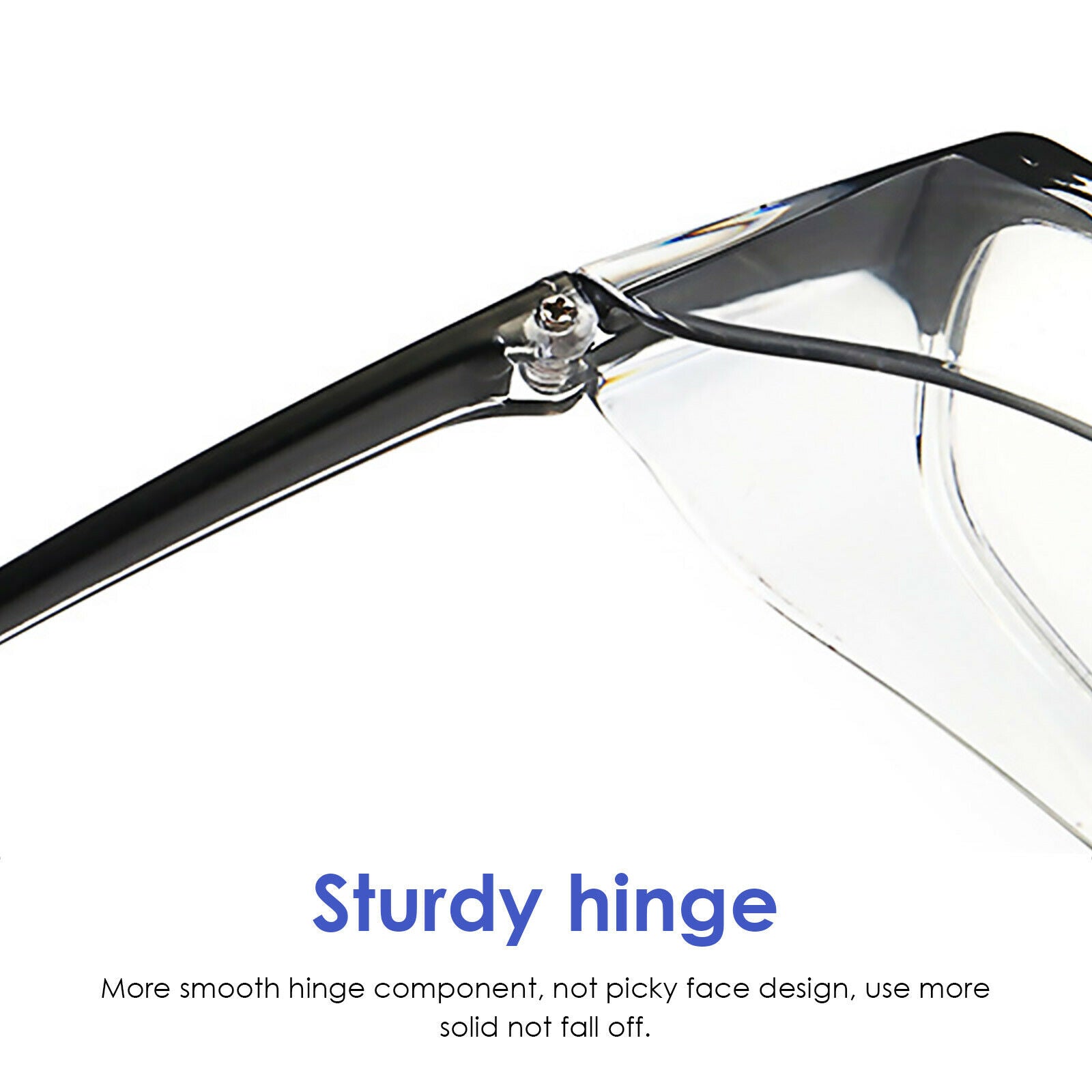 Protective Goggles, Blue Light Blocking Anti Pollen UV Goggles (Black) @