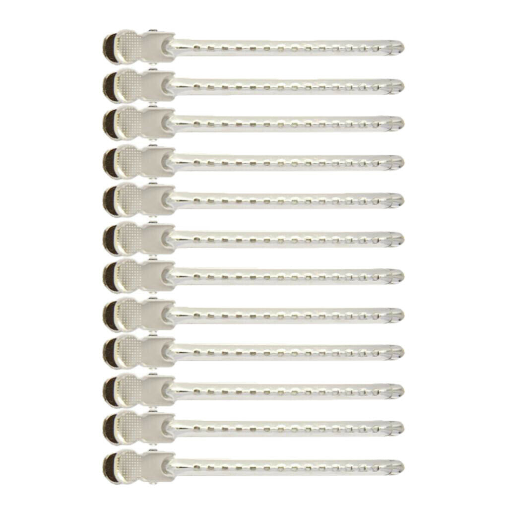 12x Sectioning Hair Styling Clips â€“ Hairdressing Salon Hair Grip for Cutting,