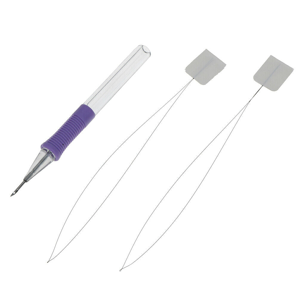Embroidery Pen Punch Needle with Threader Craft Tool for Embroidery Felti.l8