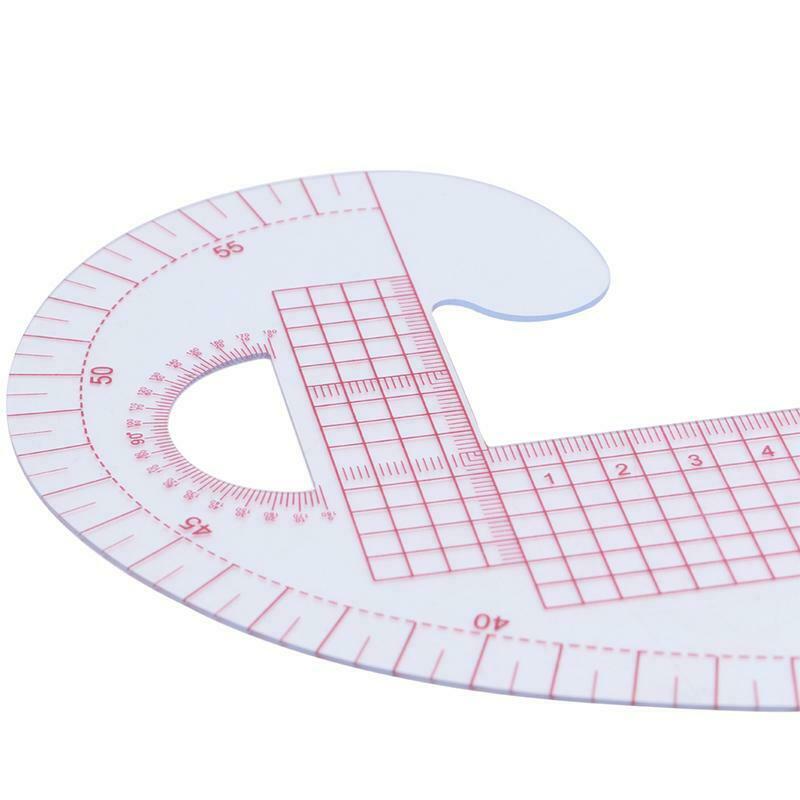 Multi-function Clothing Ruler for Making Clothes Tailor Sewing Tool Plastic