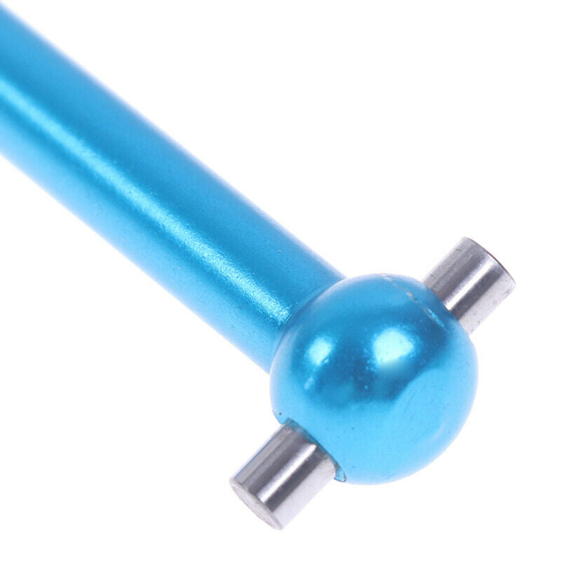 2Pcs Aluminum Dog Bone Drive Shaft Set for Tamiya TT01 TT01E TT02 Gear BBEA Qx