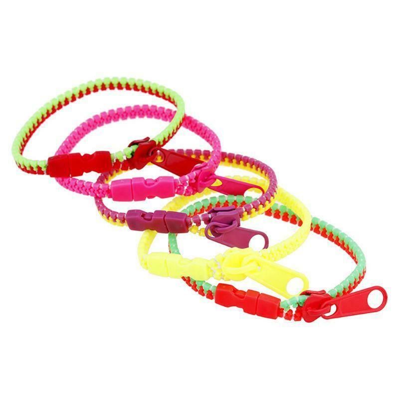 Mixed Color Kids Friendship Fidget Zipper Bracelets Sensory Toys Fashion Jewelry