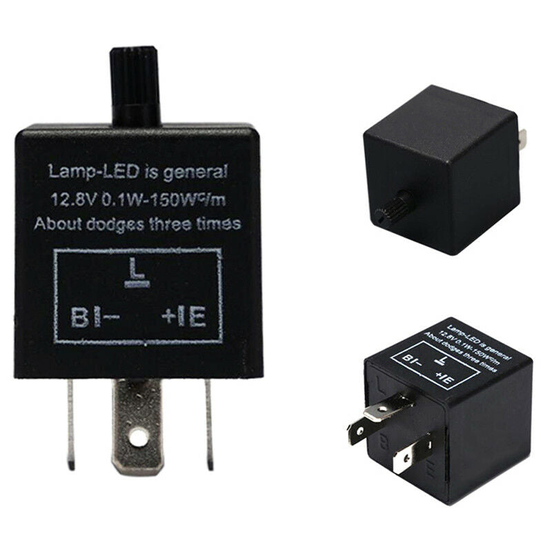 CF14 3 Pin Adjust 12V LED Flasher Relay Car Turn Signal Indicator Blinke .l8