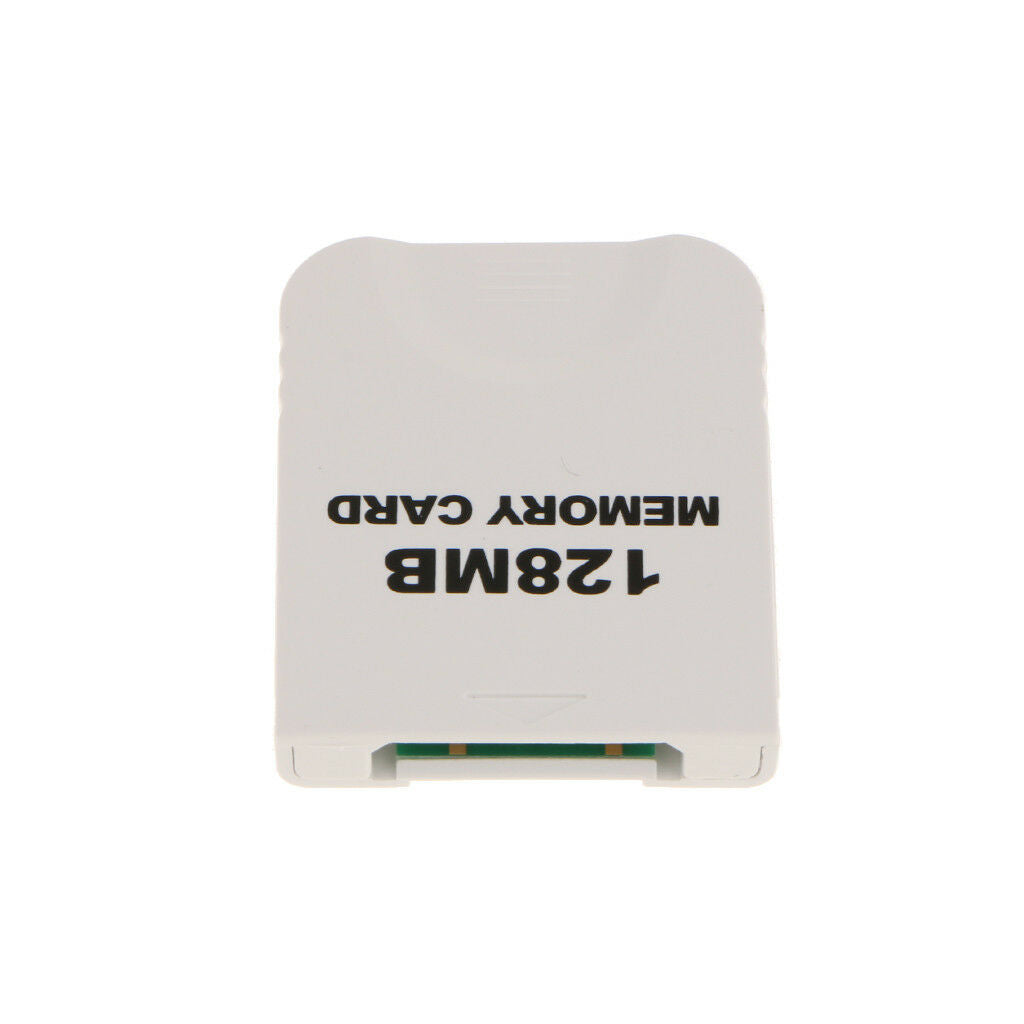 128MB White Memory Card Compatible for Wii & Gamecube Console Storage Card