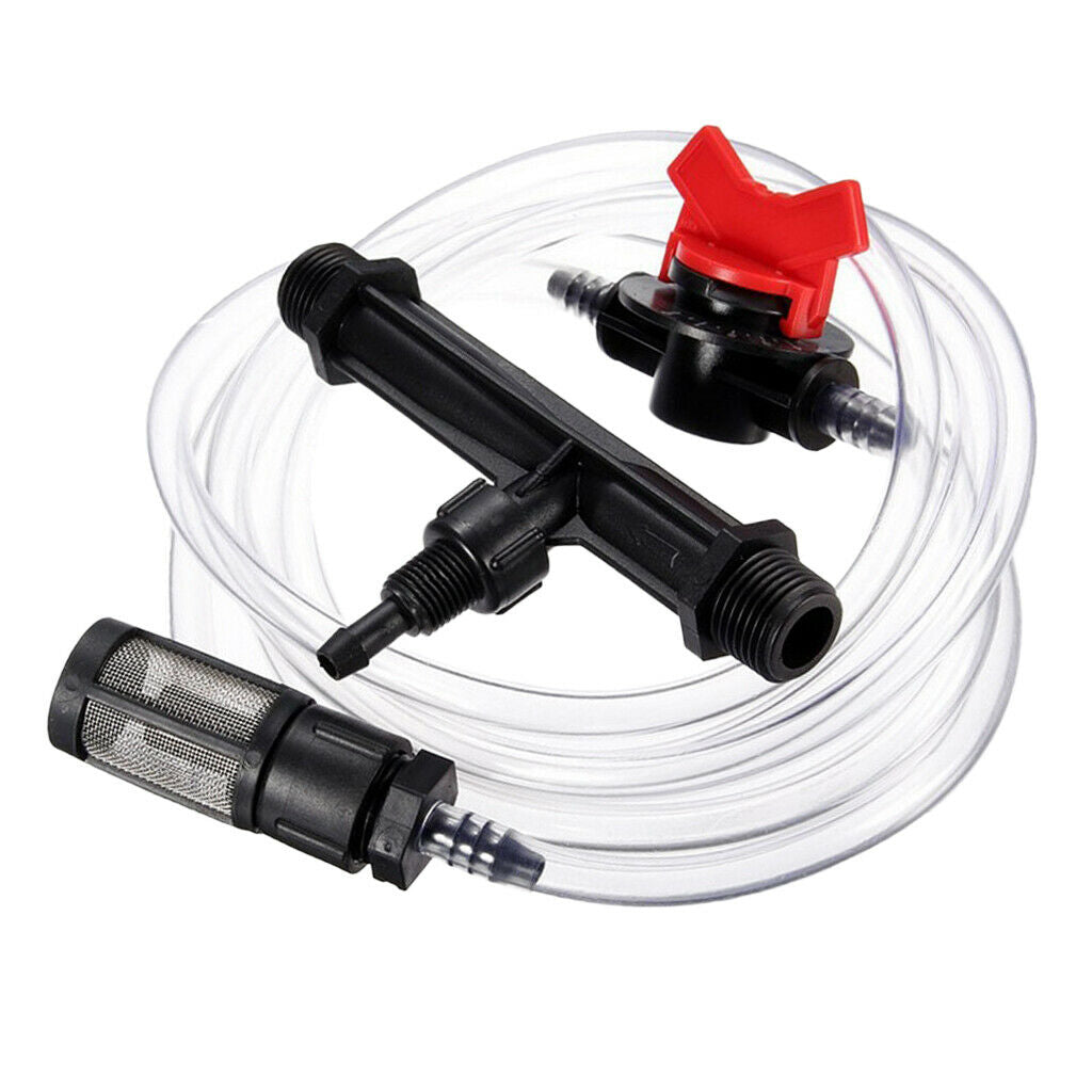 Irrigation Venturi Fertilizer Injectors Garden Device Switch Filter Kit Tube