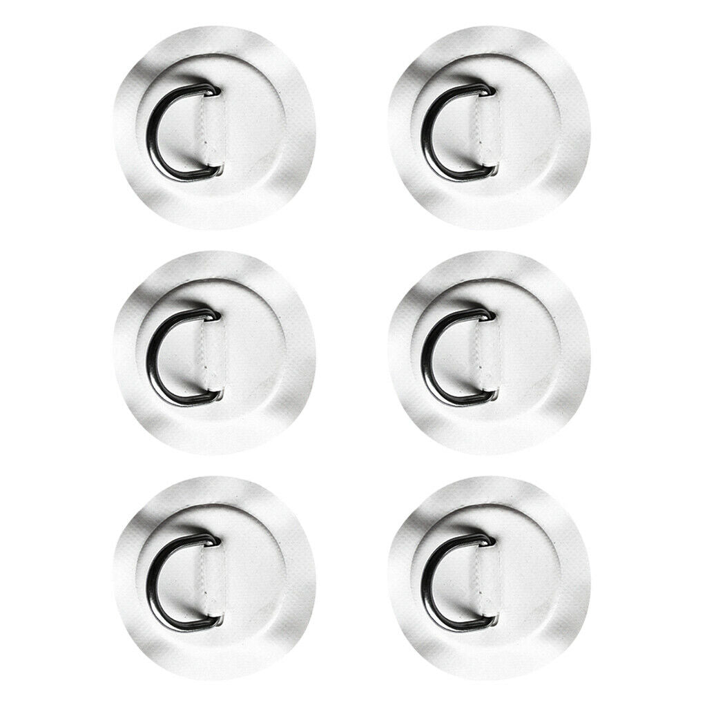 2X 6pcs Stainless Steel D- Pad Patch for Surfboard