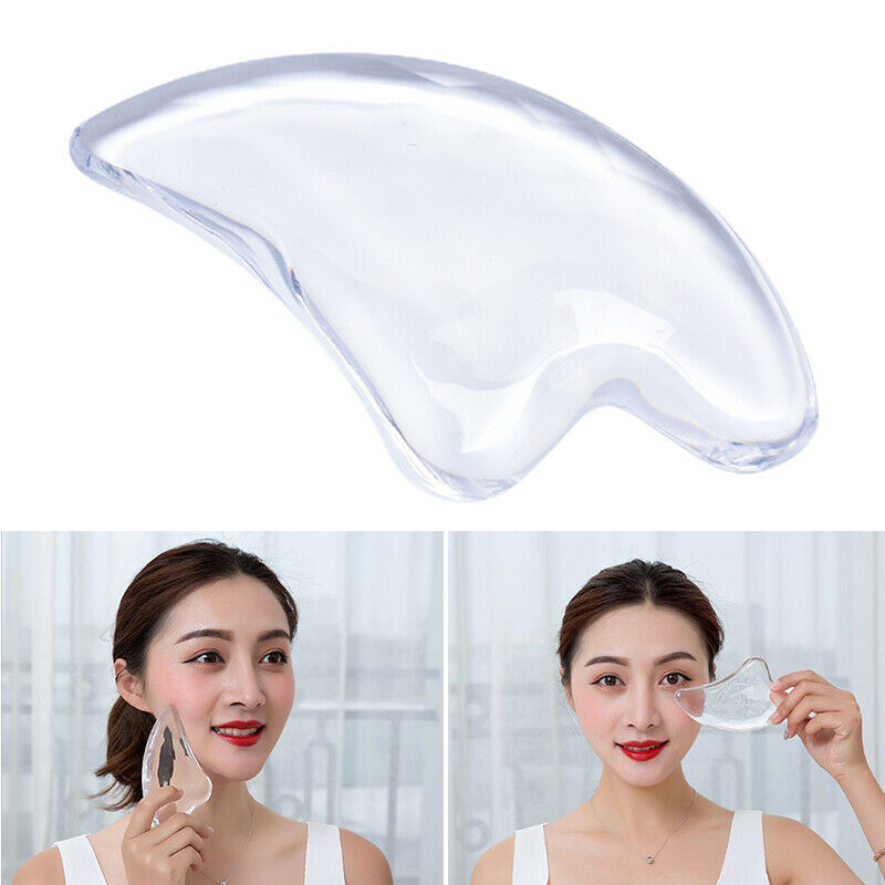 1PC Crystal Scraper Board Face Lifting Tool Gua Sha Face Massage Facial M.l8