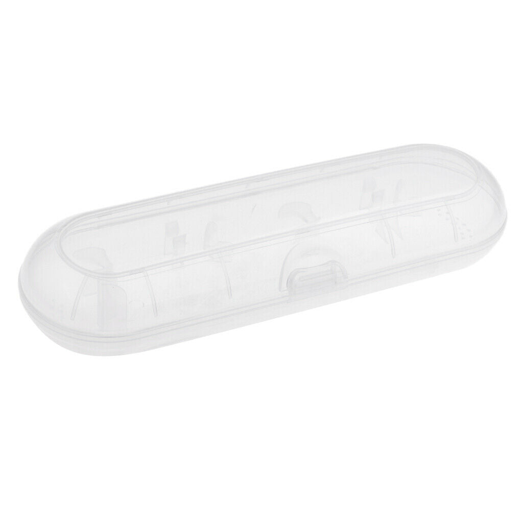 Portable Electric Toothbrush Travel Case for Most Toothbrush Types Clear