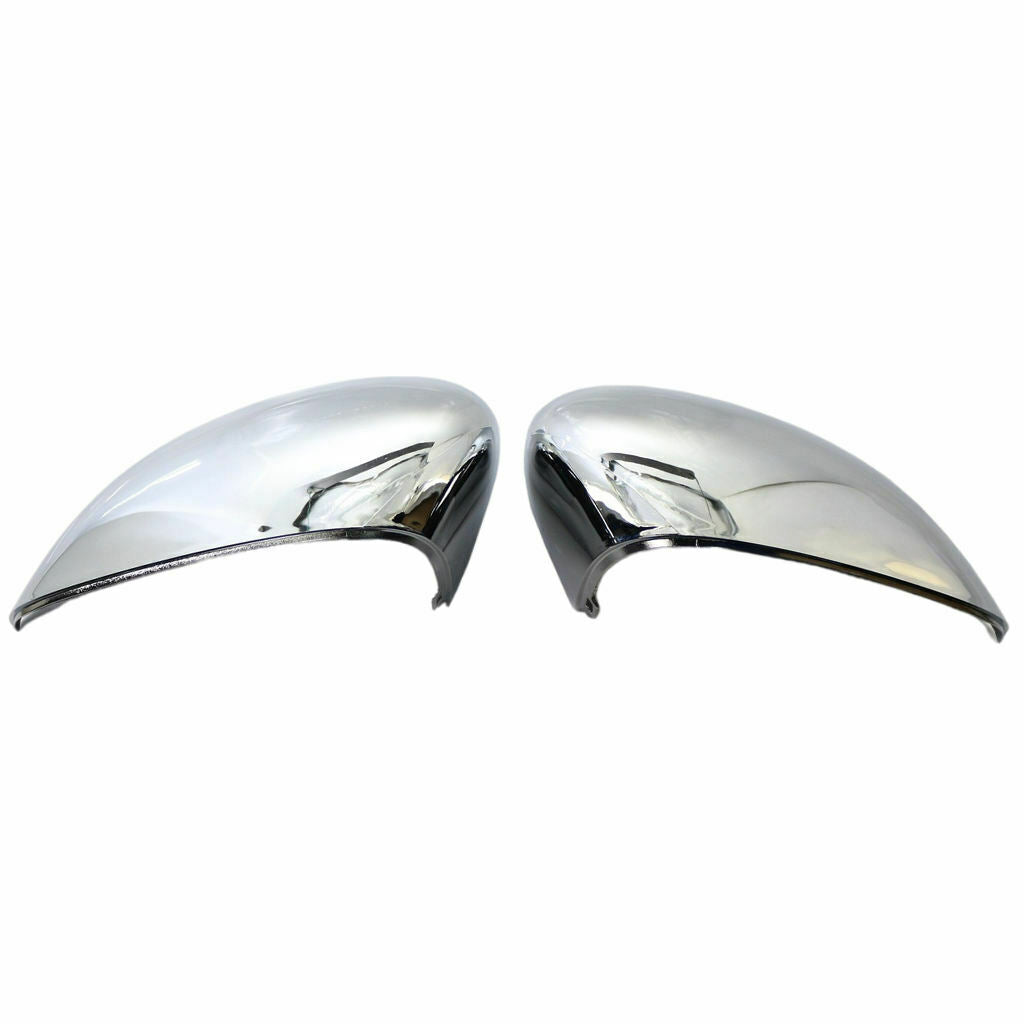 2 Pieces Car Rearview Mirror Cover, Chrome Finish, Side Door Wing Mirror Caps