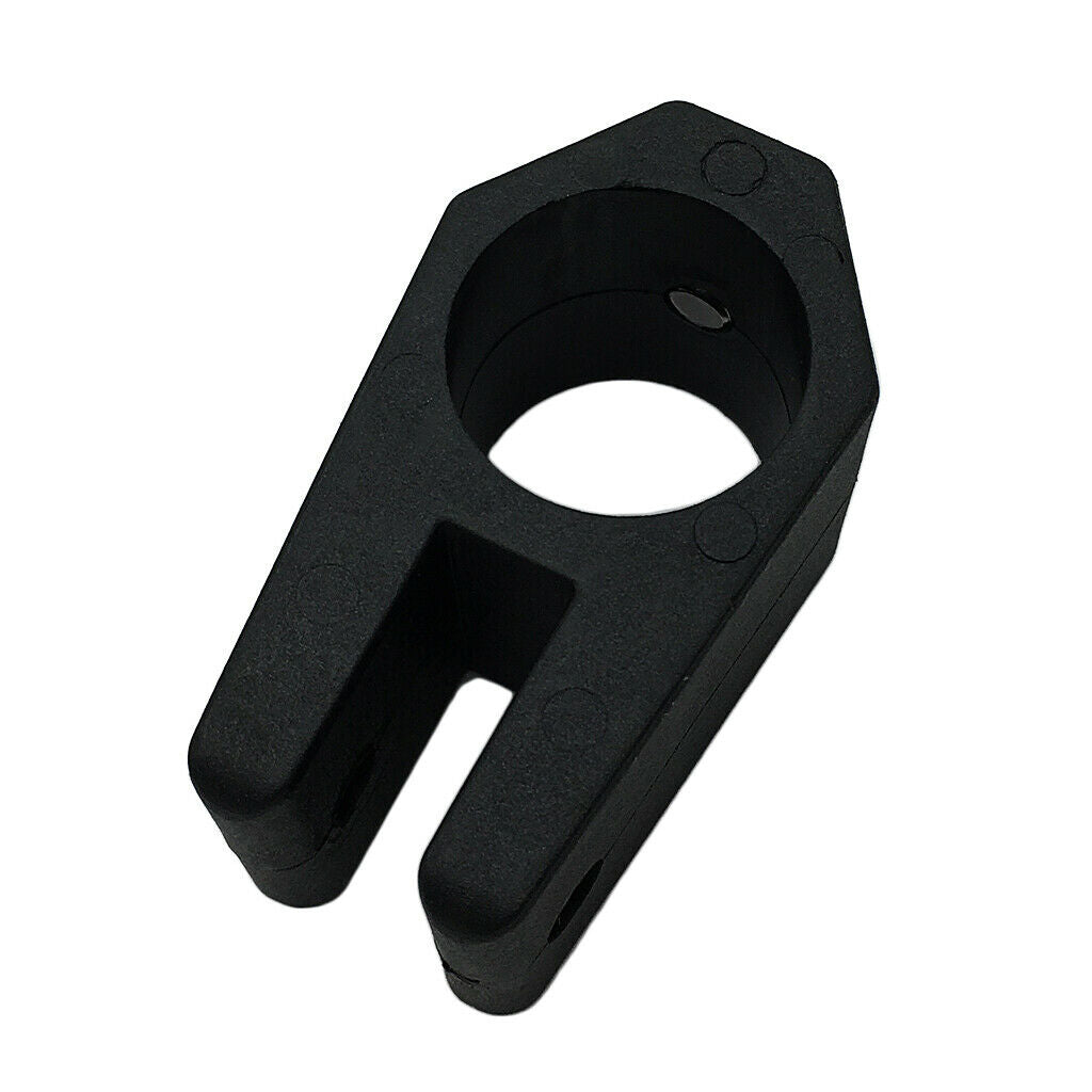 Heavy Duty Jaw Slide Hinged Bimini Top for 7/8" Tube with Bolt 1/4" Black