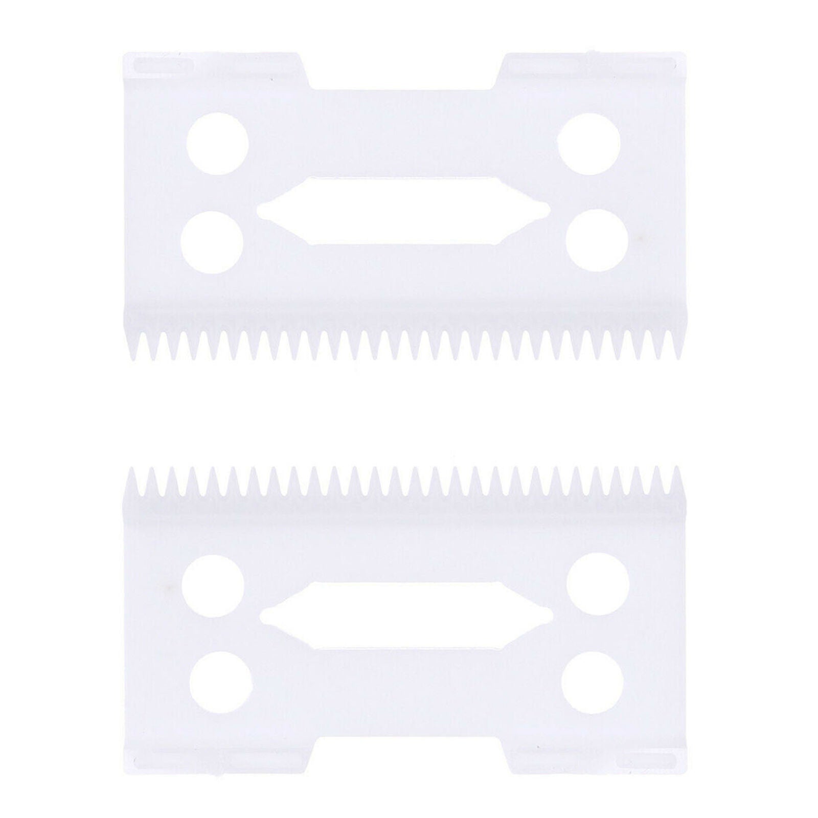 2Pcs/Set Clipper Ceramic Cutter Blade Magic Clip 2 Holes For Wahl Shear Clipper