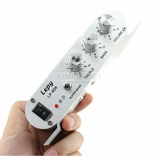 Mini Hi-Fi Amplifier iPod MP3 Stereo Car Bike Home 12V
