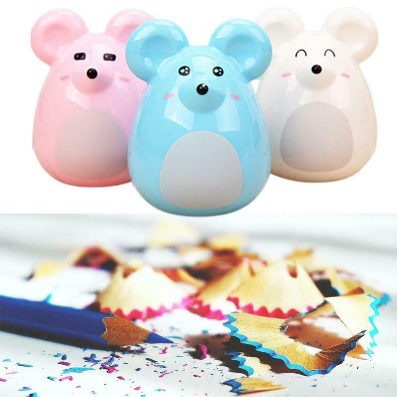 Cartoon Manual Pencil Sharpener Color As Random for Giveaway Boys Girls Kid Gift