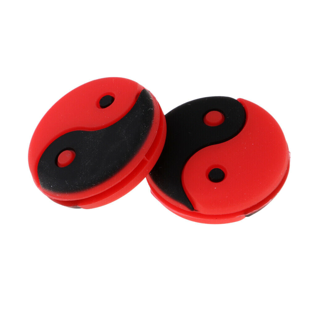 2Pcs Replacement Silicone Tennis Racquet Shock Absorber Vibration Dampeners Tool