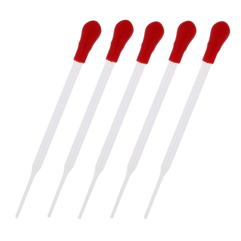 10 Pcs 17cm Accurate Glass Dropper Pipettes, Fluid And Liquid Pipettors, with