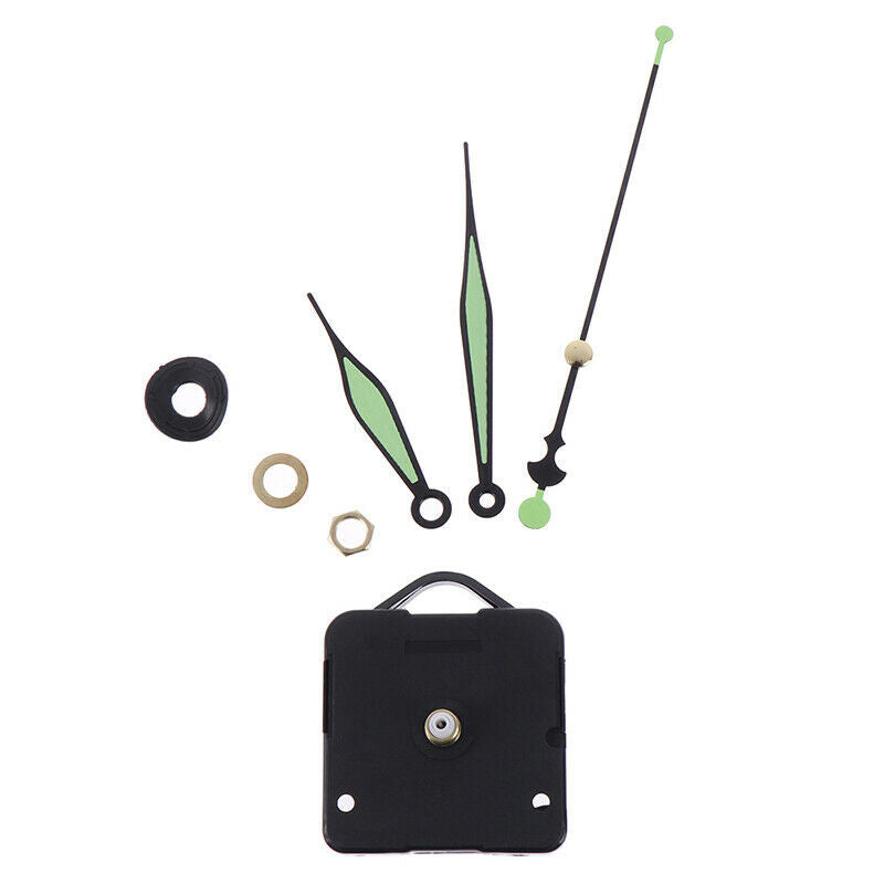 Green Luminous Quartz Wall Clock Spindle Movement Mechanism Part DIY Repa.l8