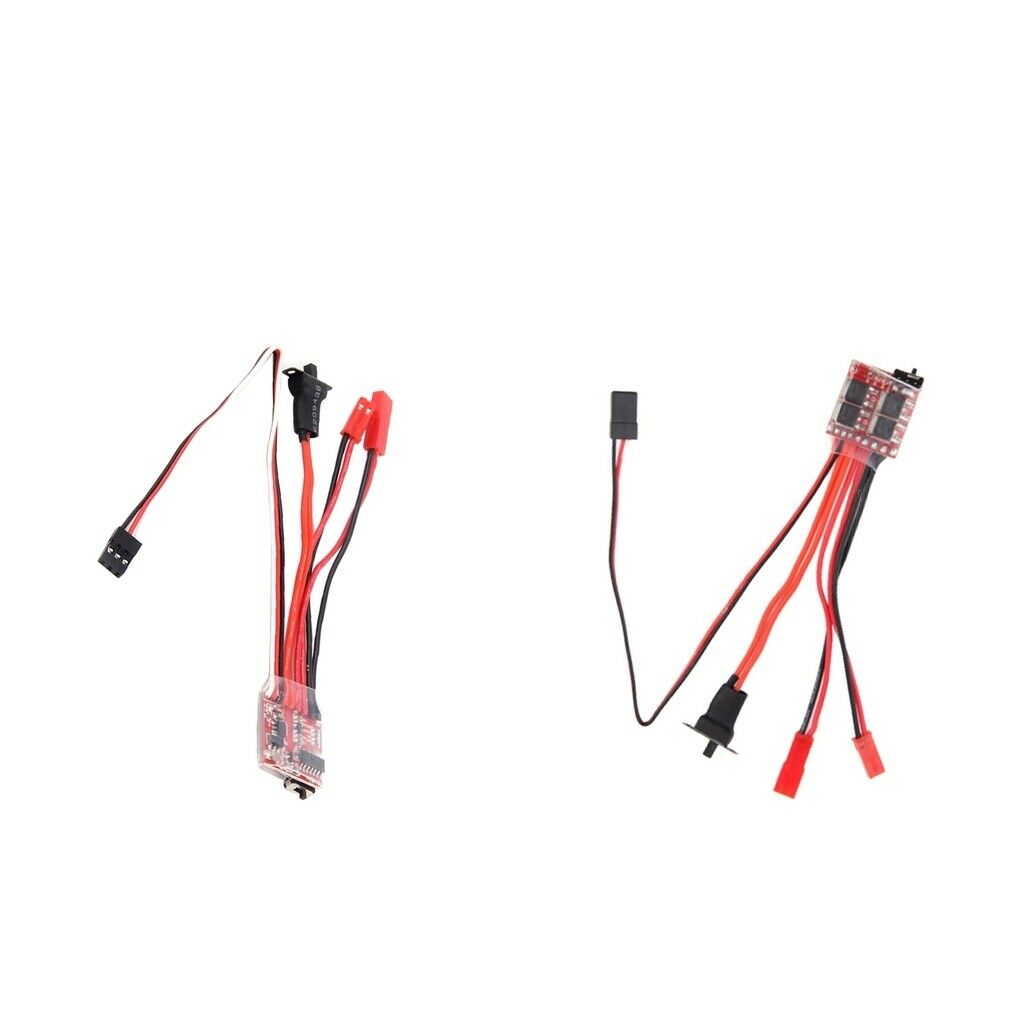 2pcs Brushed ESC for RC Crawler Tank Car Boat Models Parts without Brake