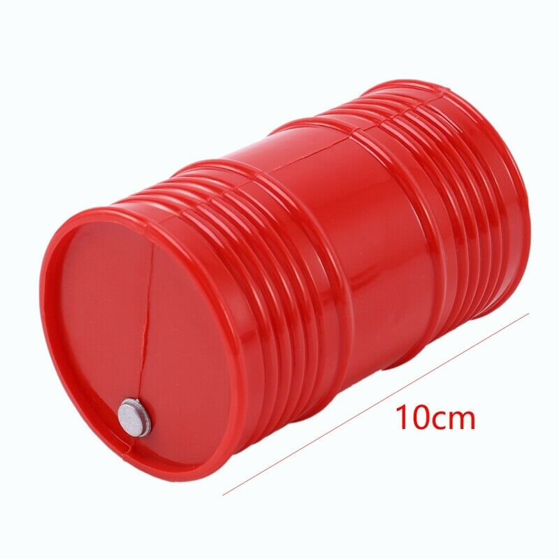 1:10 Rc Cler Accessories Oil Drum Fuel Tank Container For Axial Scx10 6.12(RedY7