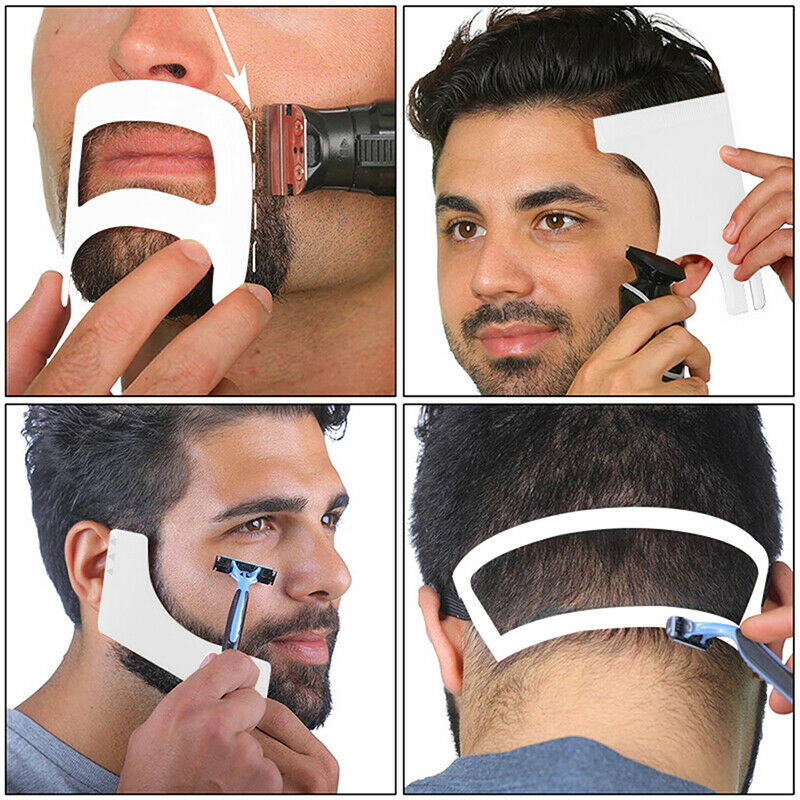 5Pcs/lot Beard Comb Salon Beard Styling Template for Beard Shaping Trimming T Qx