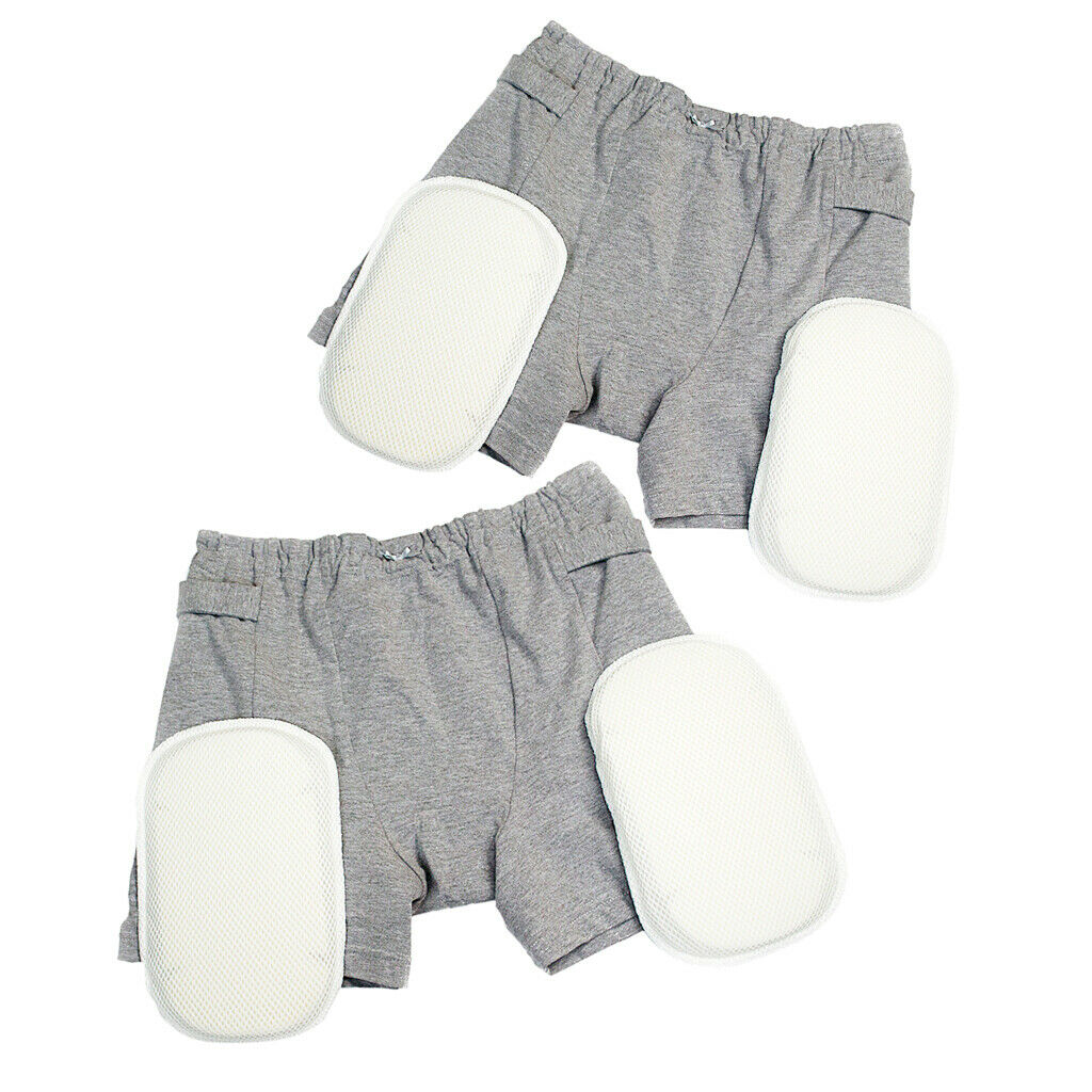 2X Hip Fractures Protector Pant Support Shield Fall Prevention Women Elderly