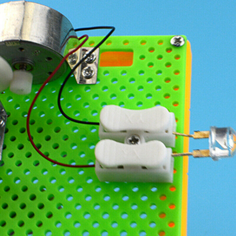 Funny Science Physical Experiment Education Toys DIY Hand Crank Generator MoFCA