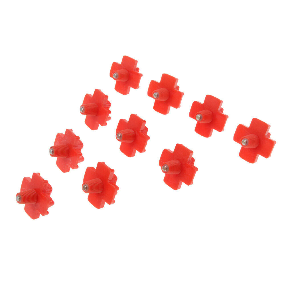 10x New Chicken Watering Nipples Drinking Fountains 3x3x3cm For Poultry Duck
