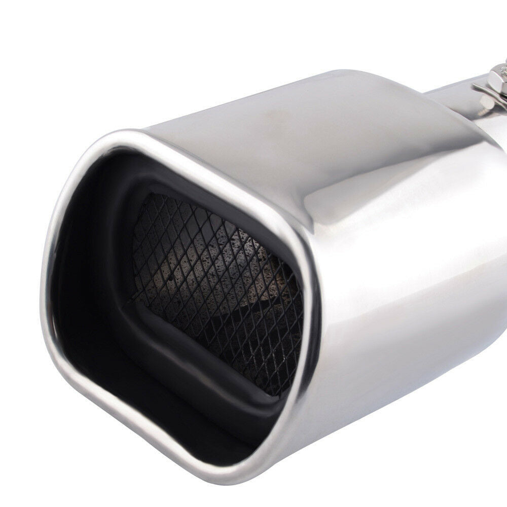 Universal Stainless Steel Car Exhaust Tails Rear Tail Silencer Tip Pipe End 63mm