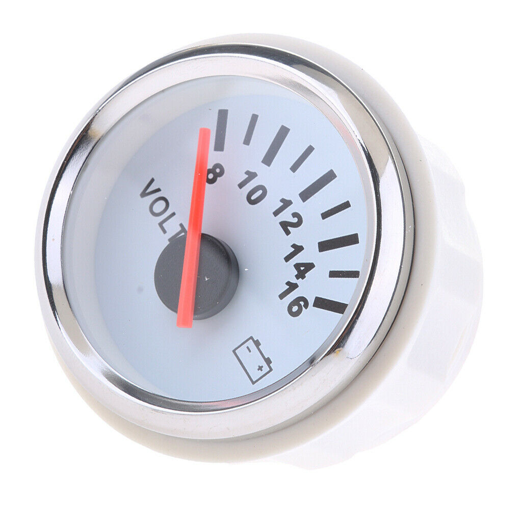 9-32V Marine Boat Battery Electric Car Truck Voltmeter Pressure Gauge 52mm / 2