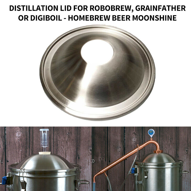 HOT Distillation Lid for Robobrew Grainfather Digiboil - Homebrew Beer Moonshine