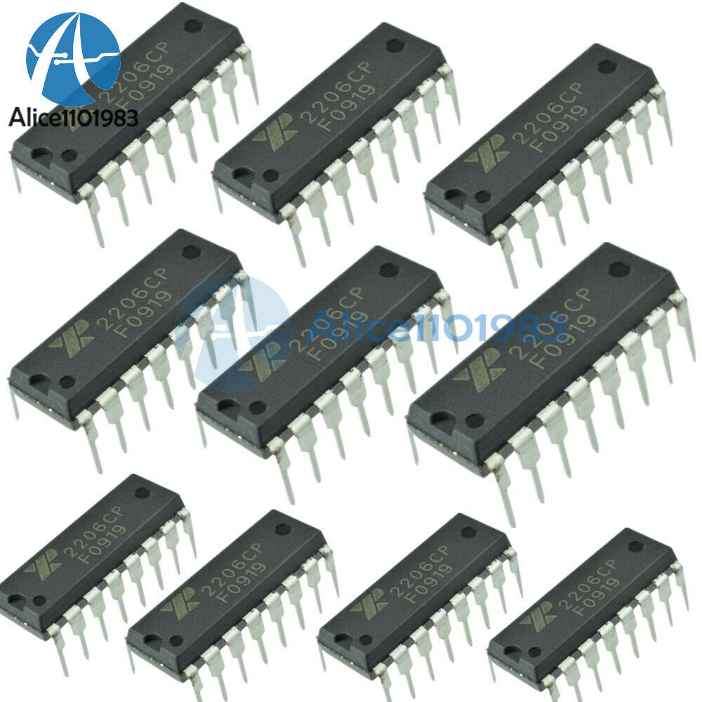 10PCS XR-2206 XR2206CP XR2206 Monolithic Generator DIP IC