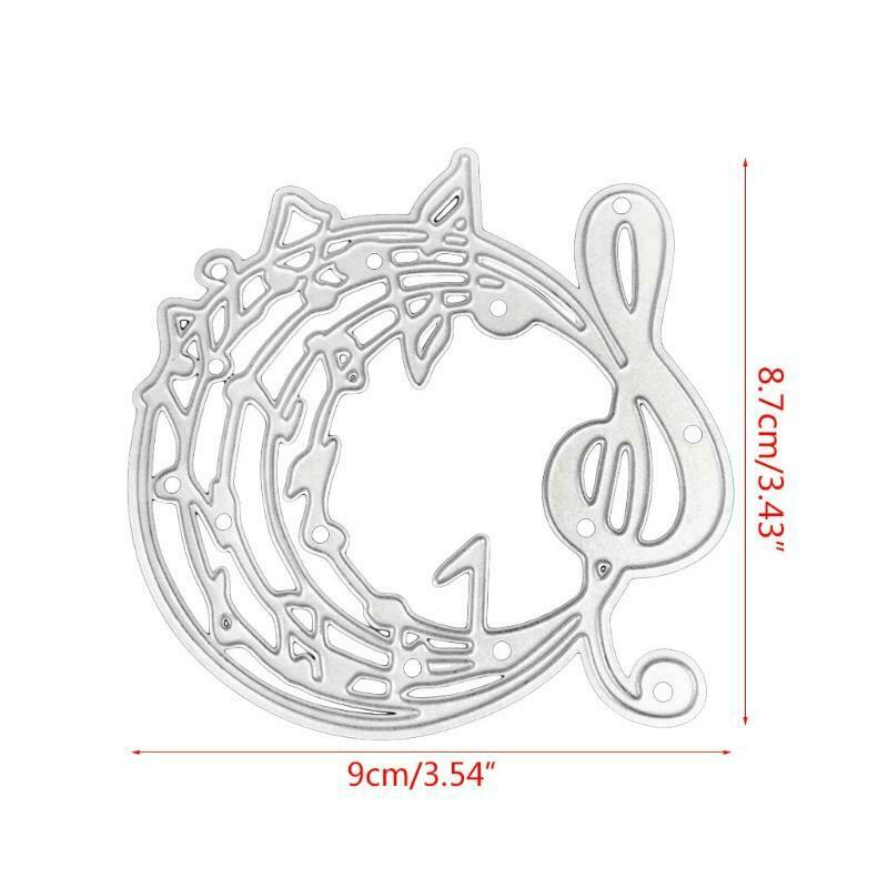 Musical Note Metal Cutting Dies Stencil DIY Scrapbook Album Paper Card Template