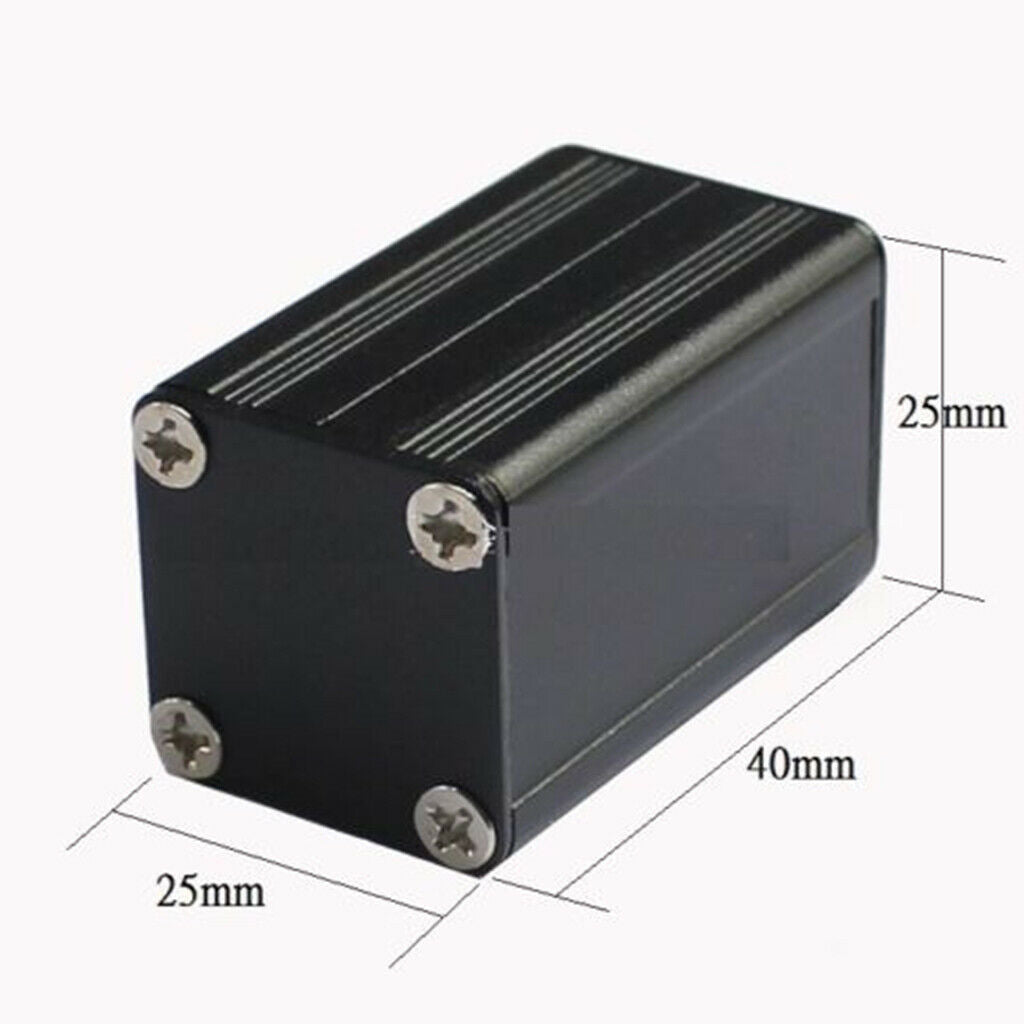 2 Pieces Extruded Aluminum PCB Project Box Electronic Enclosure Case DIY