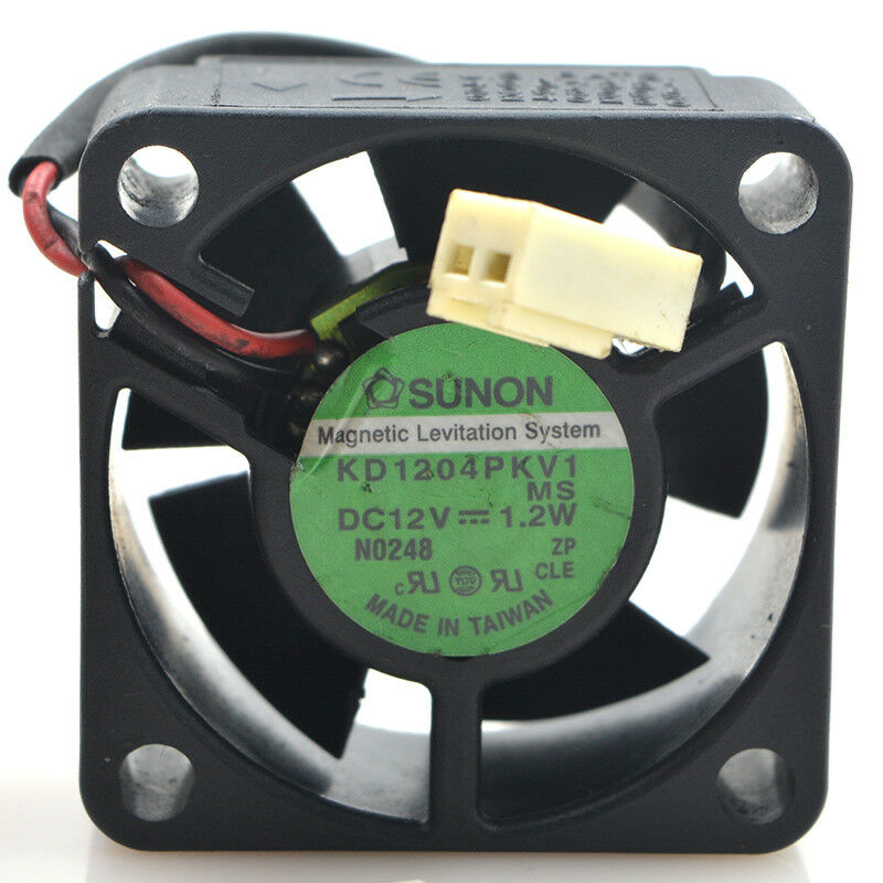 For SUNON KD1204PKV1 Cooler Fan DC 12V 1.2W 2pin Case/CPU Cooling Fan 40*40*20mm