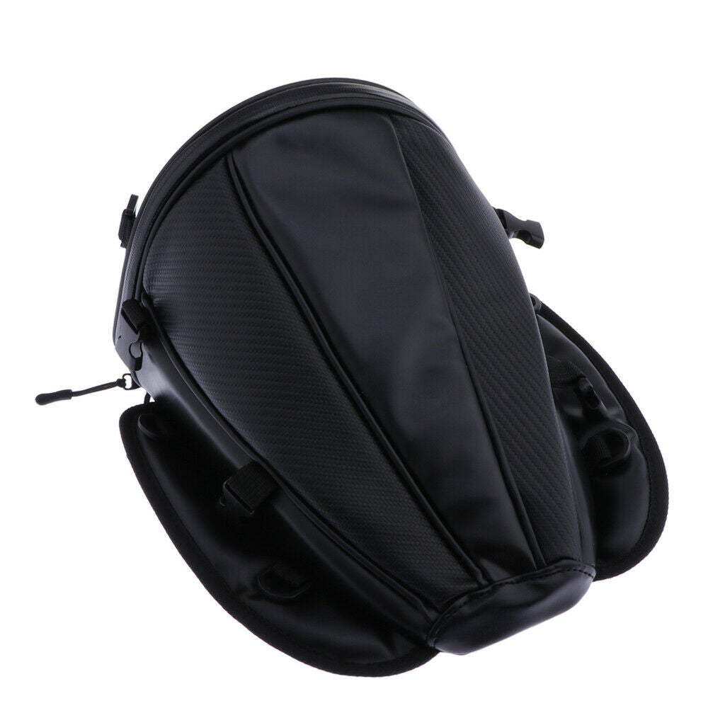 Riding Motorcycle Motorbike Tail Bag Multifunctional Shoulder Bags PU Leather